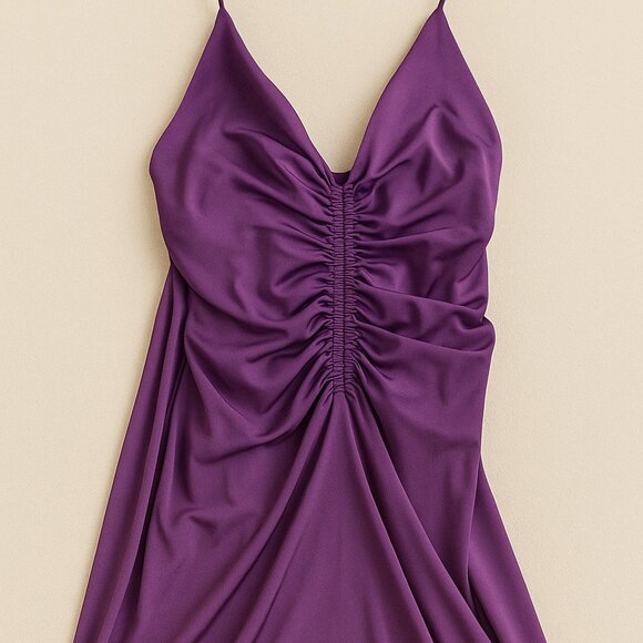 Midi Zara Purple Dress - Picture 1 of 2